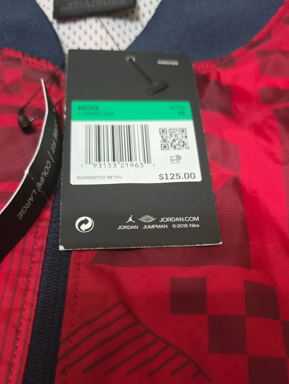 Air Jordan Flight Legacy FIBA Jacket   Size Xl